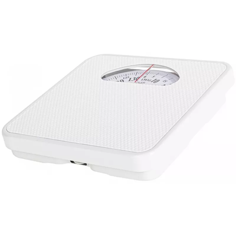 Balança de pessoa mecânica Adler AD 8179 - branco, capacidade 136 kg