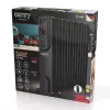 Camry CR 7814 radiador a óleo com comando à distância, 2500 W, 13 elementos, preto