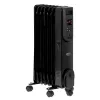 Radiador a óleo elétrico Adler CR 7812 com comando, 7 elementos, 1500 W, Preto