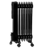 Radiador a óleo elétrico Adler CR 7812 com comando, 7 elementos, 1500 W, Preto