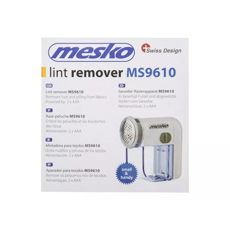 Removedor de pelos ADLER SP. Z.O.O. Mesko MS 9610