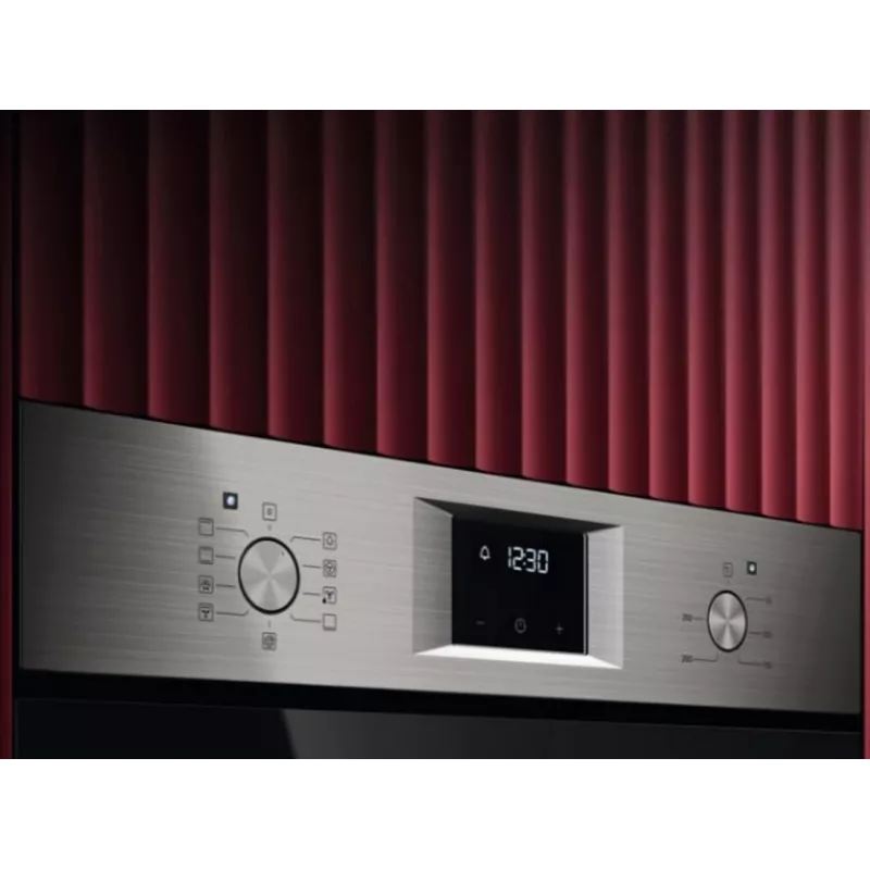 Forno elétrico de encastrar AEG 5000 SurroundCook, 65L, autolimpeza pirolítica, aço inoxidável