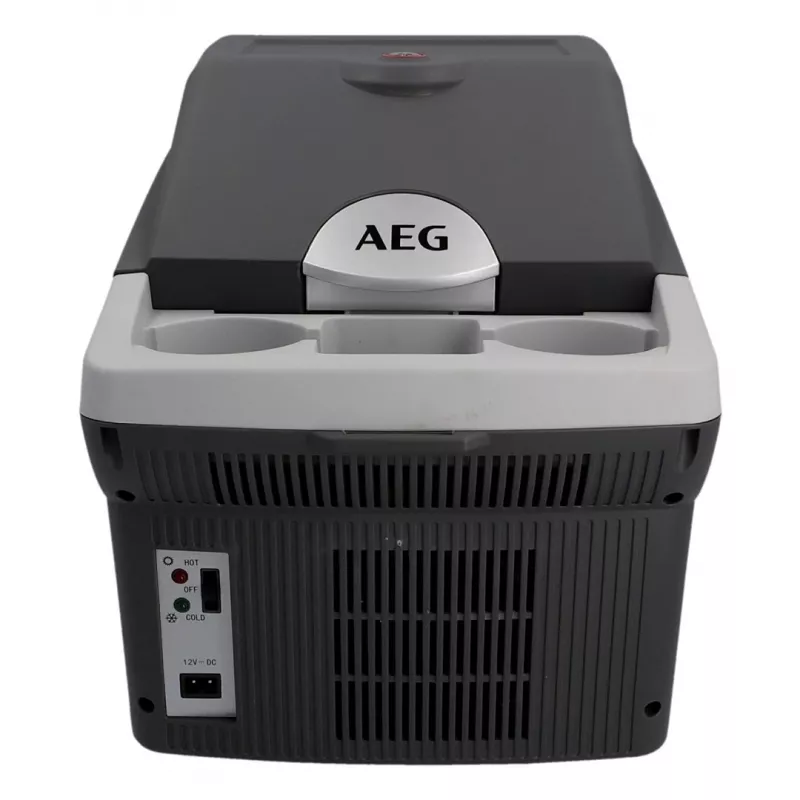 Caixa térmica elétrica de refrigeração e aquecimento AEG BK16 16L, 12V/230V, cinzento/preto