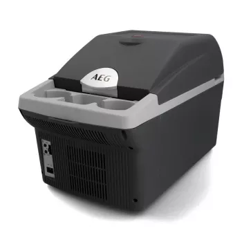 Caixa térmica elétrica de refrigeração e aquecimento AEG BK16 16L, 12V/230V, cinzento/preto
