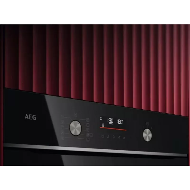 AEG forno com resistência circular, encastrável, 71l, preto