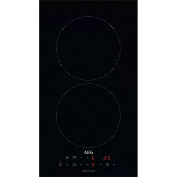 AEG IKB32300CB Placa de indução de 2 zonas, controlo tátil, PowerBoost, preto