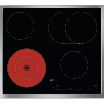 Placa de indução independente AEG NRN64A06XB, 60 cm, 4 zonas, Touch Control, PowerBoost