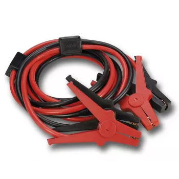 AEG SP 25 cabo de arranque 34,2 mm² alumínio revestido a cobre, 3,5 m, 600 A, 12/24 V, pinças totalmente isoladas 97216