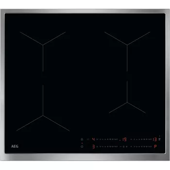 Placa de indução AEG TO64IA0FXB autónoma 4 zonas 7,35 kW sem moldura