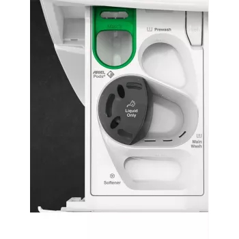 Máquina de lavar roupa AEG (carga frontal), 8kg, branco