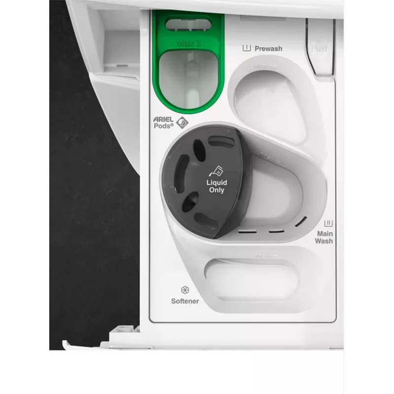 Máquina de lavar roupa AEG (carga frontal), 8kg, branco