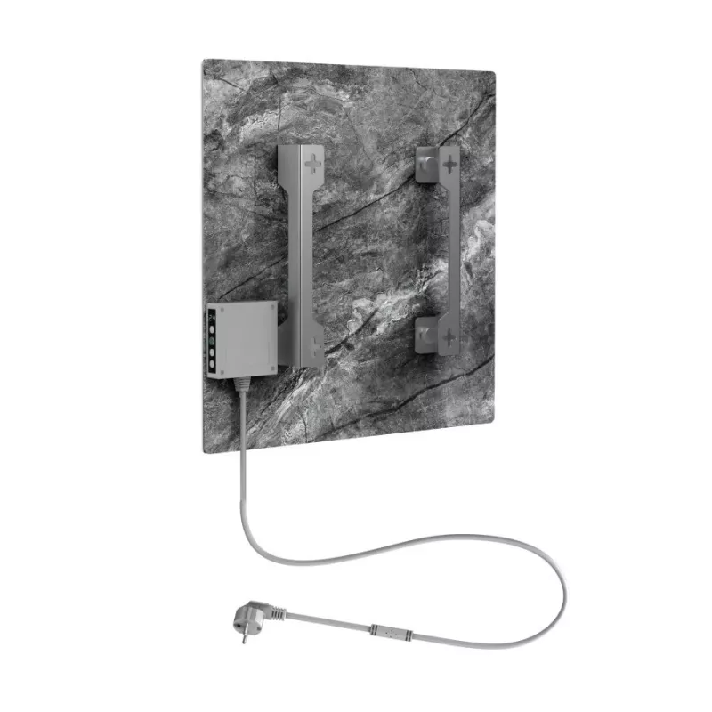 AENO Premium Eco Smart Quadro Aquecedor de parede 500W, 50x50cm, vidro de segurança temperado, infravermelhos+convecção, visor LED, Wi-Fi, mármore antigo, edição limitada