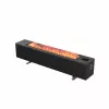 AENO Premium Eco Smart Aquecedor 2000W, Convecção, Efeito de Chama Real, Humidificação, Aquecimento Inteligente, Visor LED, Controlo por Voz, Depósito 2L, Ficha EU, Preto