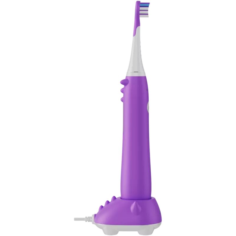 Escova de dentes sem fios AENO, violeta, 3 cabeças de escova, 600mAh, 5 modos, Smart Remind