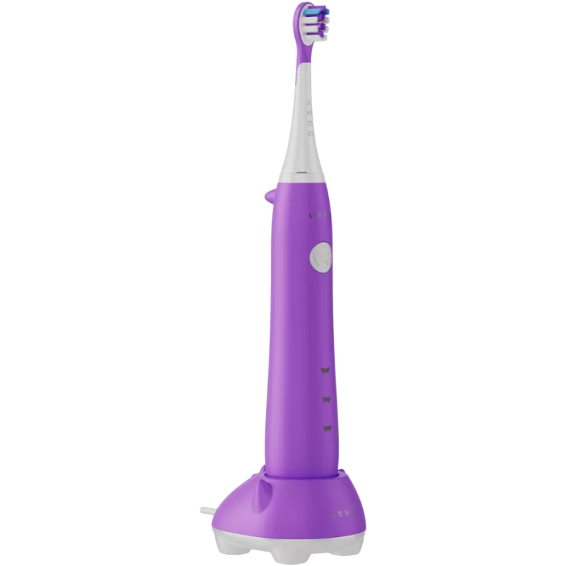 Escova de dentes sem fios AENO, violeta, 3 cabeças de escova, 600mAh, 5 modos, Smart Remind