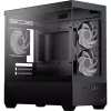 AEROCOOL P300D G-BK-v1 caixa Mini Tower ATX, preta, vidro temperado