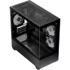 AEROCOOL P300D G-BK-v1 caixa Mini Tower ATX, preta, vidro temperado