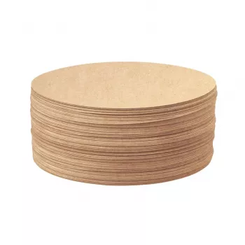 Microfiltros de papel AeroPress naturais 200 unidades