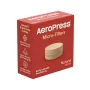 Microfiltros de papel AeroPress naturais 200 unidades