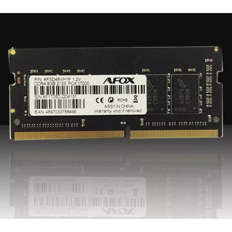 AFOX AFSD48VH1P memória RAM 8GB DDR4 2133MHz SODIMM