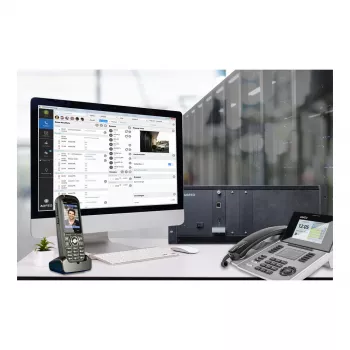 AGFEO ES 730 IT Sistema de comunicação IP (PBX) – 100 participantes, 100 SIP-Trunks, 30 chamadas VoIP, Gigabit Ethernet, USB, firewall, VPN, UC-Suite, CTI, Web-GUI