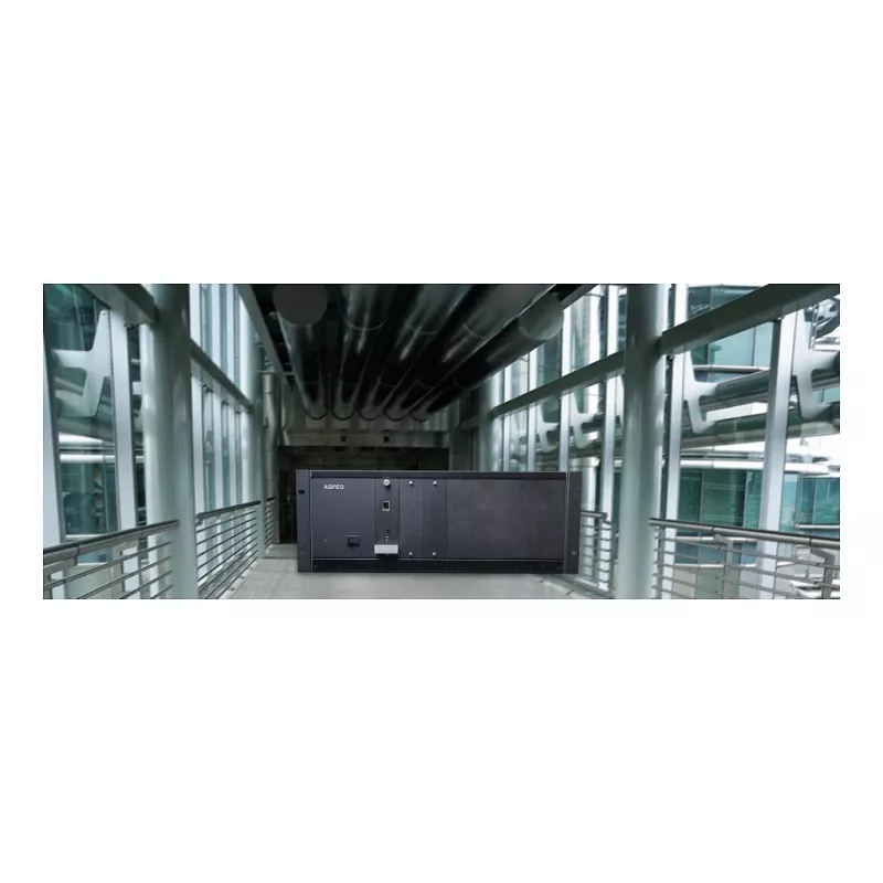 AGFEO ES 730 IT Sistema de comunicação IP (PBX) – 100 participantes, 100 SIP-Trunks, 30 chamadas VoIP, Gigabit Ethernet, USB, firewall, VPN, UC-Suite, CTI, Web-GUI