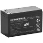 Bateria AGM série EUROPOWER EPL 12V 7,2Ah T1 (15 anos de vida útil)