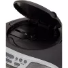 Sistema estéreo portátil Aiwa BBTU-400SL CD/FM RDS/USB/Bluetooth prateado com reprodução MP3