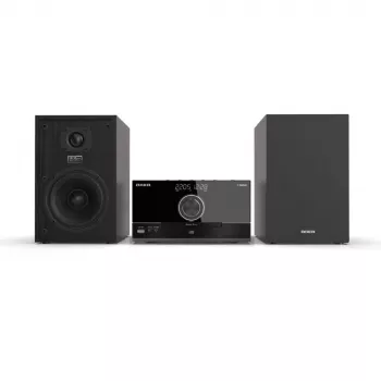 Aiwa MSBTU-600 Sistema Micro Hi-Fi 50W com Bluetooth, CD, rádio FM, USB, Aux-In, visor LED, comando, preto