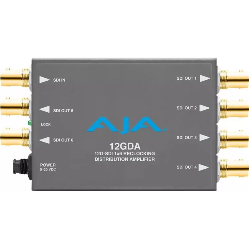 Distribuidor de amplificador AJA 12GDA 12G-SDI 1x8