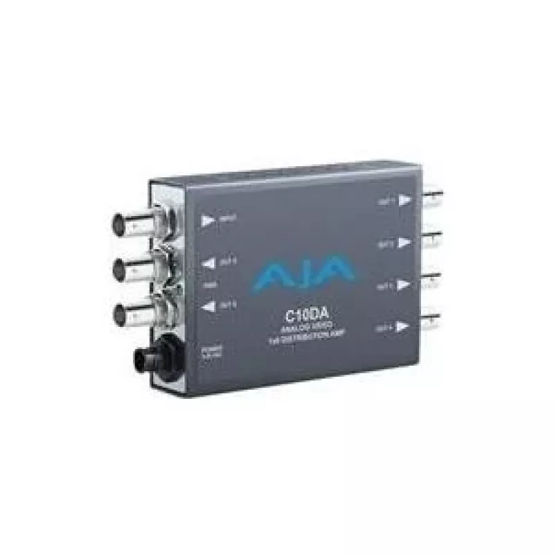 AJA C10DA distribuidor de vídeo HD/SD-SDI 1x4 com reclocking