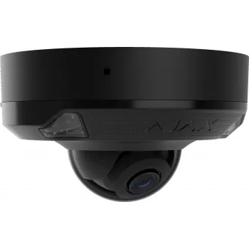 Ajax DomeCam Mini Câmara IP 5MP 2,8mm Domo de vidro Preto (8EU)