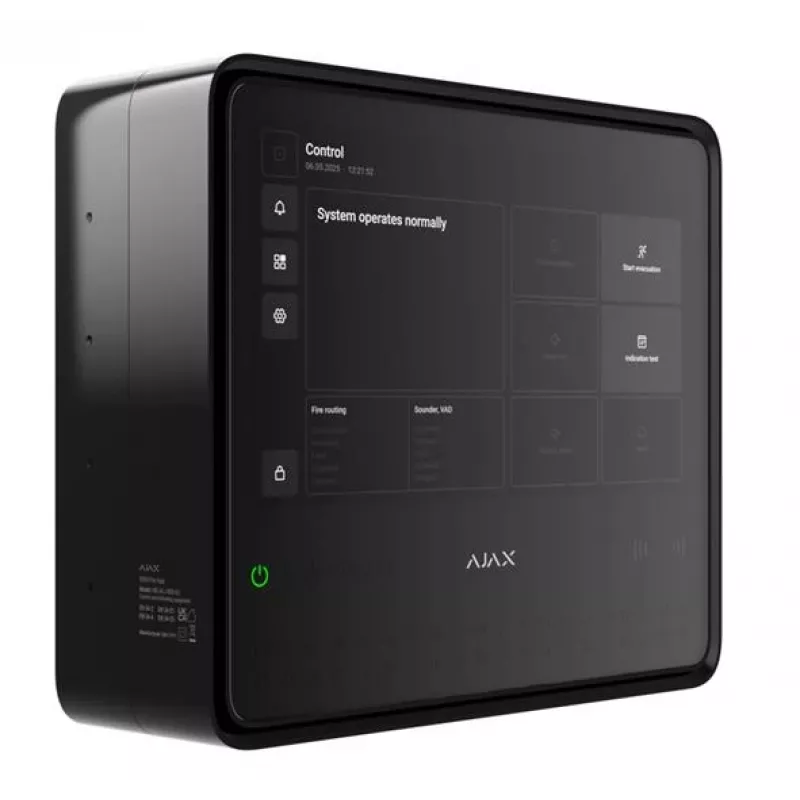 AJAX EN54 Fire Hub Jeweller - preto