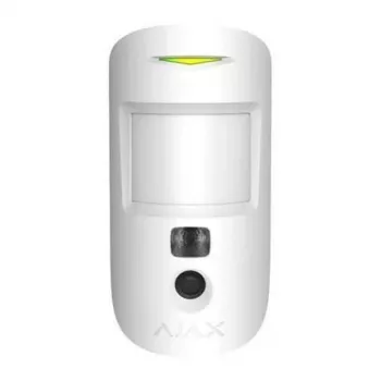 AJAX Detetor de movimento sem fios MotionCam HD com confirmação fotográfica branco