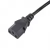 Cabo de alimentação Akyga AK-PC-05A CEE 7/7 para IEC C13, 5 m, preto