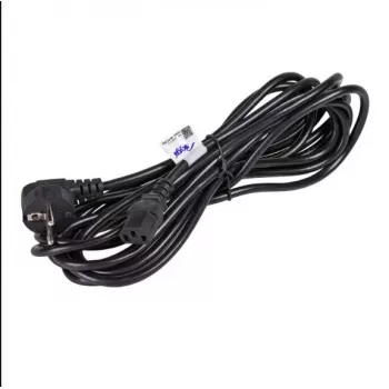 Cabo de alimentação Akyga AK-PC-05A CEE 7/7 para IEC C13, 5 m, preto