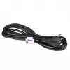Akyga AK-PC-06A cabo de alimentação CEE 7/7 para IEC C13, 3 m, preto
