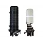 Manga de fibra ótica vertical ALANTEC FOM-72K, 72 fusões, conjunto completo com bandejas, proteção de fusão, conjunto de montagem