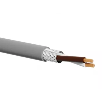 ALANTEC Cabo de controlo LiYCY 2x0,75 mm² PVC cinzento 500 m