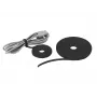 ALANTEC PK025CZA base para abraçadeiras com fixação adesiva, preta, PA66, 25x25 mm, 1 unid.