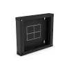ALANTEC Parte Traseira (Dobradiça/Dobrável) para Armários SW-15U-600-450-01-C, Preto 150mm