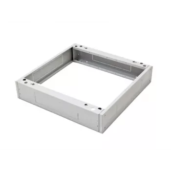 ALANTEC SA-CS-SZ-600-450-S Base de 19 polegadas para armários exteriores, largura 600 x profundidade 450 mm x altura 100 mm, cinzento