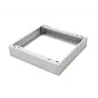 ALANTEC SA-CS-SZ-600-450-S Base de 19 polegadas para armários exteriores, largura 600 x profundidade 450 mm x altura 100 mm, cinzento
