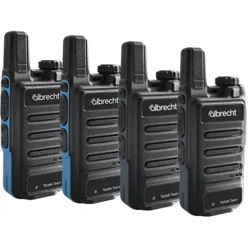 ALBRECHT Tectalk 4 Team PMR446 Conjunto de 4 em mala