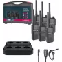 Conjunto de walkie-talkies Albrecht Tectalk Worker 3 PMR446 – 6 rádios com mala de ferramentas