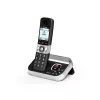 Telefone DECT sem fios ALCATEL 8517110010 com 2 telefones, ecrã âmbar de 1,5 polegadas e agenda telefónica