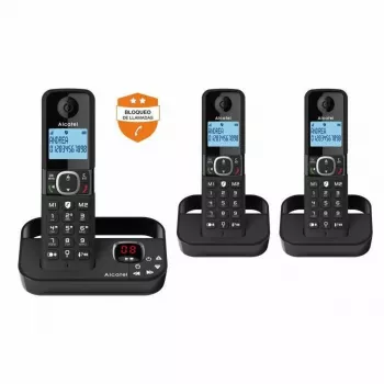 Telefone IP ALCATEL 8517110010 NOE com PoE e design cinzento antracite