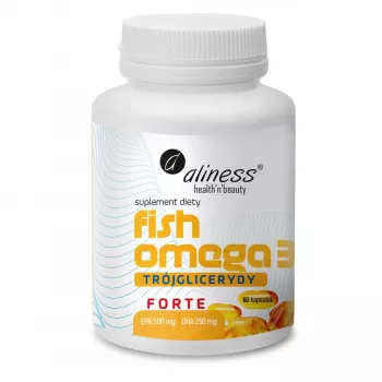 Aliness Fish Omega 3 FORTE Triglicéridos 500/250mg 60 cápsulas