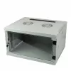 ALLNET Armário de rede de parede 19 polegadas 4U 1 peça 594x541mm cinzento-claro série SMQ