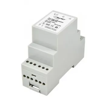 Acoplador de fase Powerline ALLNET ALL16881PC / ponte de sinal RCD para sistemas trifásicos, montagem em calha DIN, 4 TE, 230/400V AC